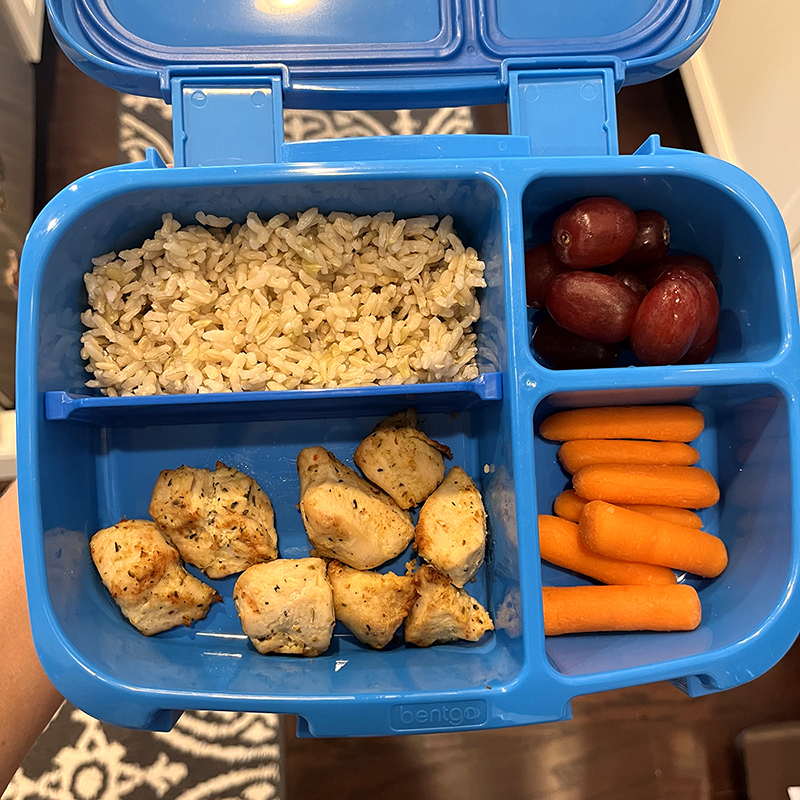 School vs. Packed Lunch for Children