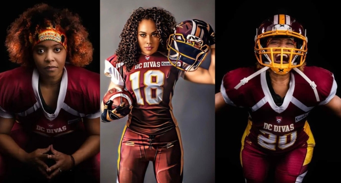 Image of the DC Divas Football Team